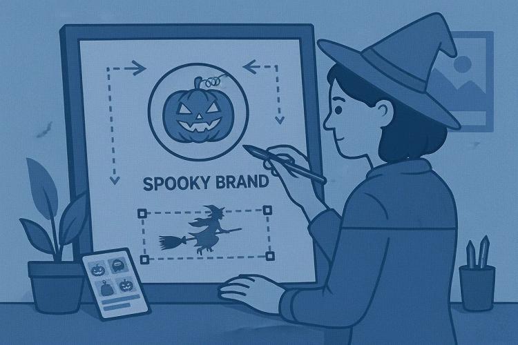 persona haciendo rebranding