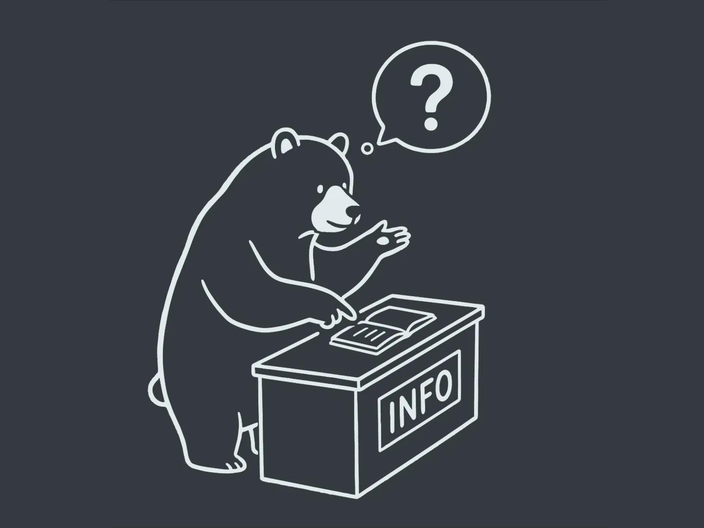 oso explicando un tema